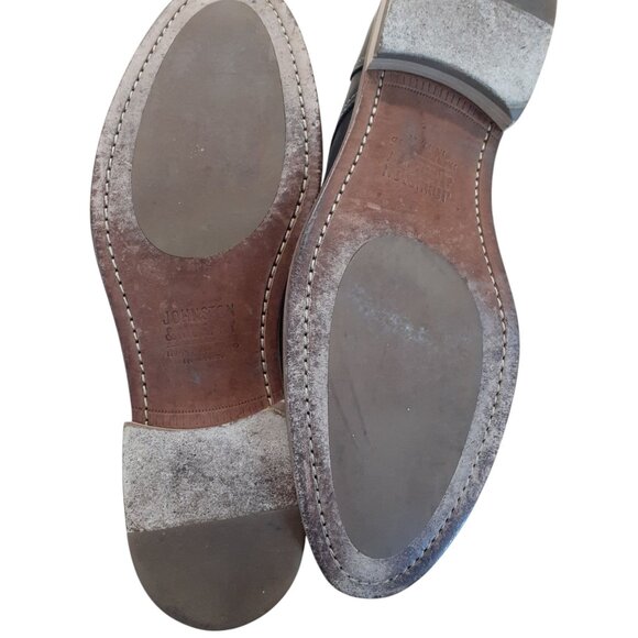 Toms Ankle Boot Womens Size 5.5 Taupe Leather Wedge Heels Missing Laces - Picture 5 of 5